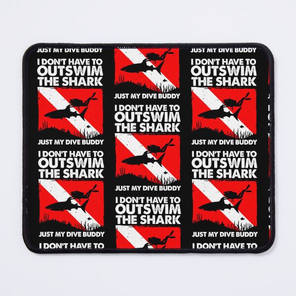 Item preview, Funny Scuba Diving For Shark Diving Buddy designed and sold by RomanStowell.