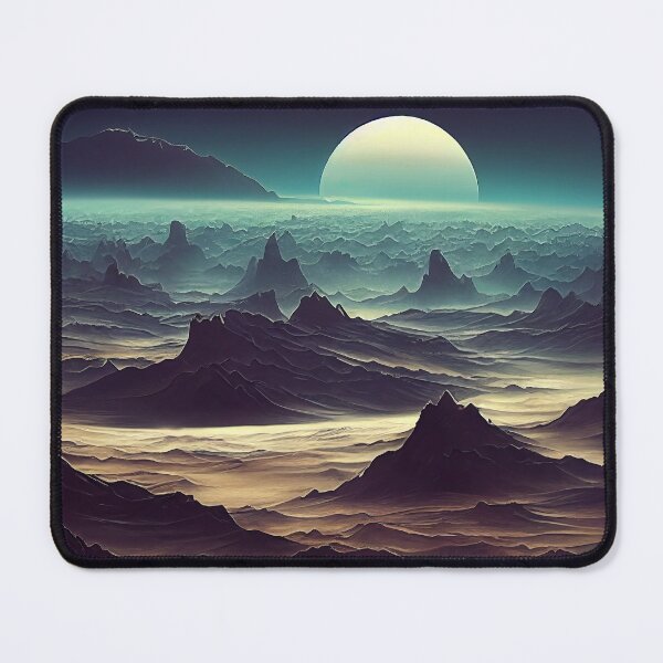 Item preview, Alien planet fantasy landscape designed and sold by mrlongfield.