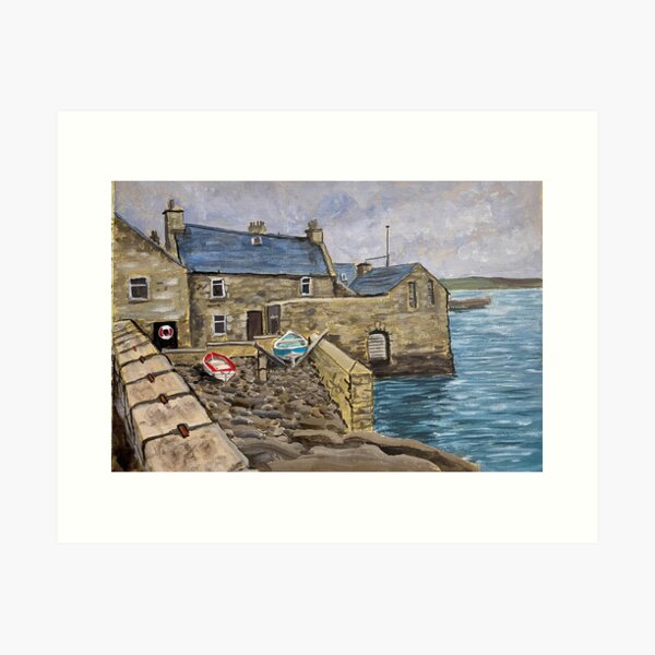 Item preview, View of Shetland Buildings designed and sold by TheArtery2010.