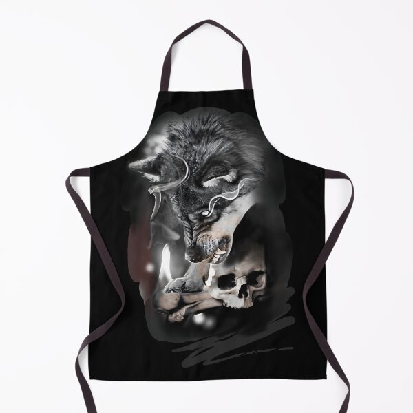 Item preview, Wolf With Skull designed and sold by Kettattooart.