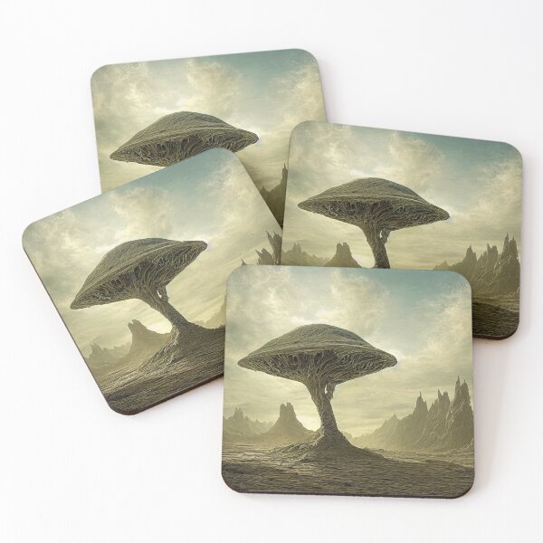 Item preview, Alien planet fantasy landscape designed and sold by mrlongfield.