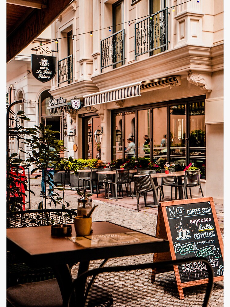 Paris Coffee Shop, Paris Boulevard" Journal for Sale by newburyboutique |  Redbubble