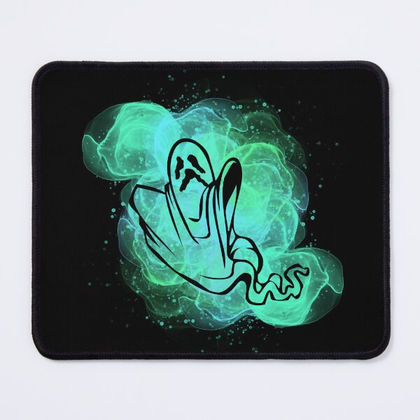 Item preview, Spooky Ghost in Bright Blue Green Fog designed and sold by CreativNode.