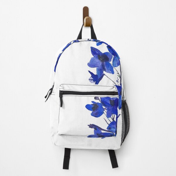 Item preview, Blue delphinium. Watercolor illustration designed and sold by HannaShvaikova.
