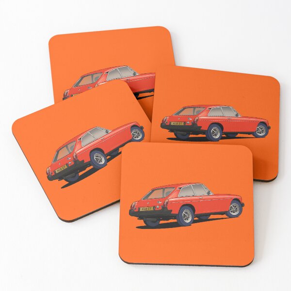 Item preview, 1975 MGB GT classic British sports car designed and sold by Webazoot Industries - Car Art.