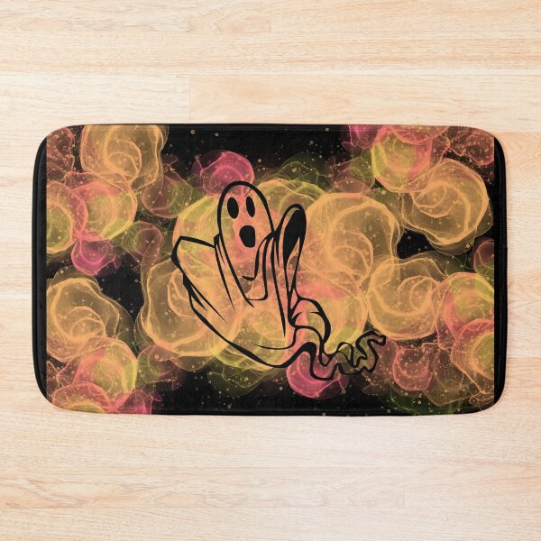 Item preview, Spooky Ghost in Bright Orange Fog designed and sold by CreativNode.