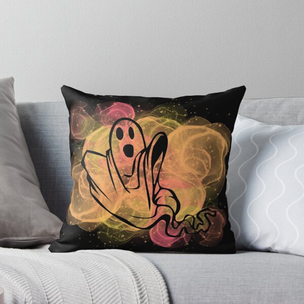 Item preview, Spooky Ghost in Bright Orange Fog designed and sold by CreativNode.