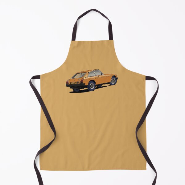 Item preview, MG MGB GT Coupé in harvest goid designed and sold by Webazoot Industries - Car Art.
