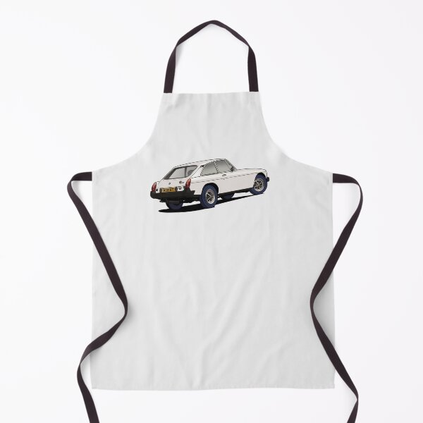 Item preview, MGB GT in white designed and sold by Webazoot Industries - Car Art.