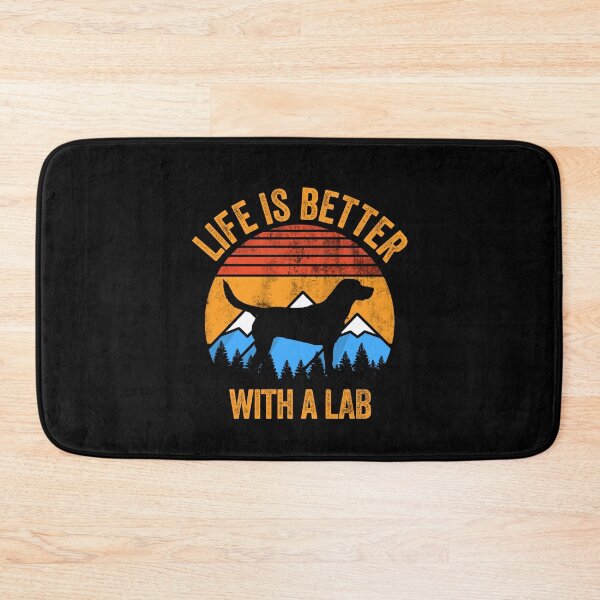 Item preview, Life Is Better With A Lab Vintage Distressed Dog Gift  designed and sold by Guarddogdrive.