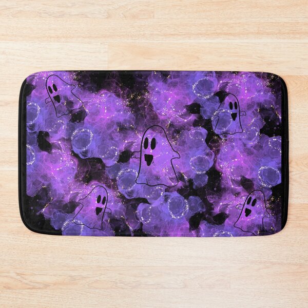 Item preview, Cute Ghost in Bright Purple Gold Fog designed and sold by CreativNode.