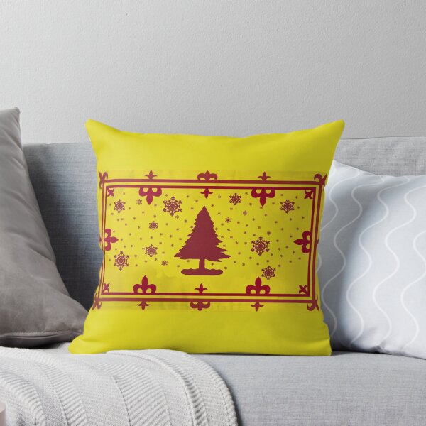 Item preview, Christmas Tree With Snow Scottish Royal Banner (craobh na Nollaige le sneachda bratach rìoghail) designed and sold by JonathanR1994.