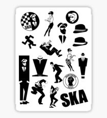 Pegatina diseños clásicos de ska