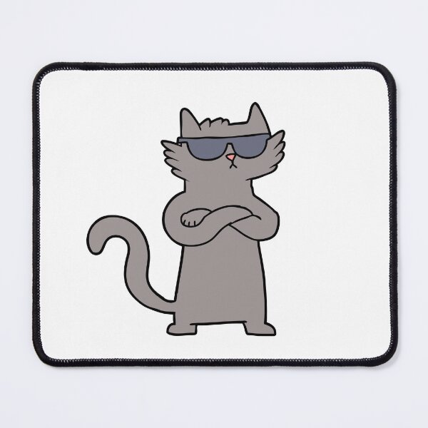 Item preview, Cool funny cat with sunglasses designed and sold by uni.