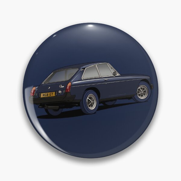 Item preview, MG MGB GT Coupe Classic Car in blue designed and sold by Webazoot Industries - Car Art.
