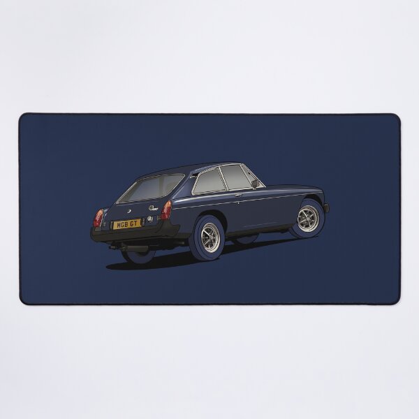 Item preview, MG MGB GT Coupe Classic Car in blue designed and sold by Webazoot Industries - Car Art.