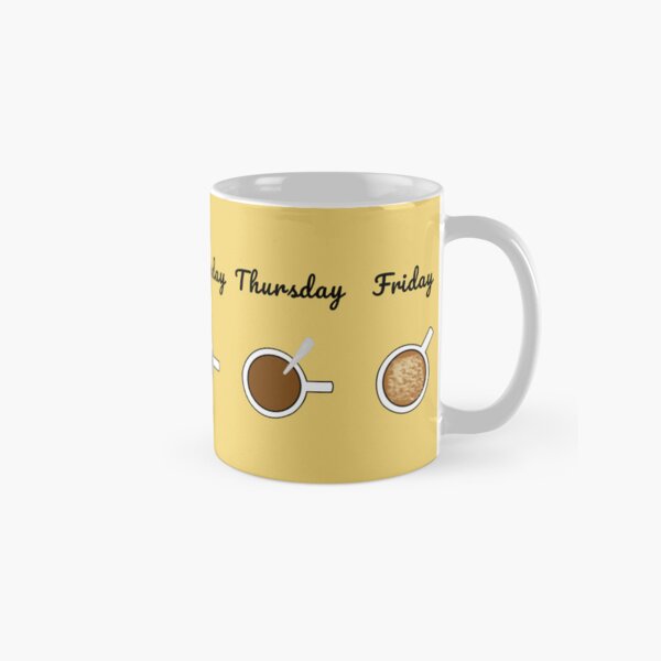 Cafés durante la semana Taza clásica
