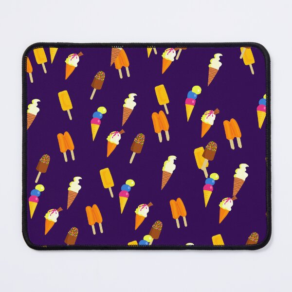 Item preview, Snacks and Popsicles and Ice Cream Pattern Design designed and sold by semioddfinds.
