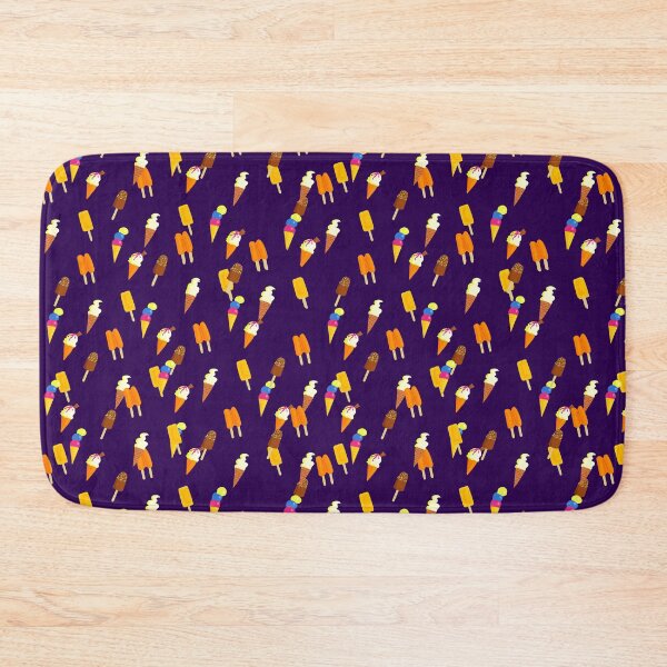 Item preview, Snacks and Popsicles and Ice Cream Pattern Design designed and sold by semioddfinds.