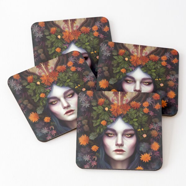 Item preview, Lillian Mazemoon, Autumn Witch, Fantasy Art designed and sold by Itaya Art.