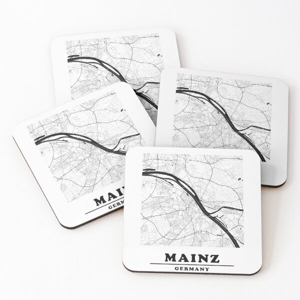 Item preview, Minimal Mainz Map designed and sold by Enea Kelo.