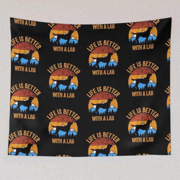 Item preview, Life Is Better With A Labrador Vintage Distressed Dog Gift  designed and sold by Guarddogdrive.