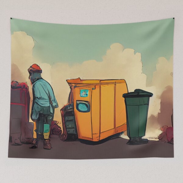 Item preview, Refuse collector | Comics Style designed and sold by ComicsFactory.