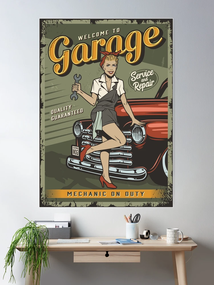 Warren G Vintage Poster ポスター フレーム付き 1992 1,000,000th Corvette Poster signed by artist TONY