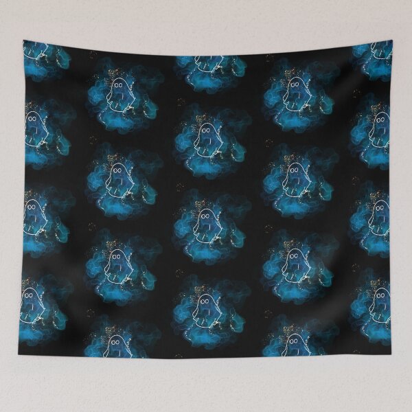 Item preview, Cute Baby Ghost in Blue and Gold Fog designed and sold by CreativNode.