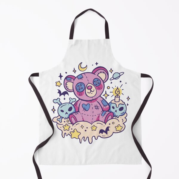 Item preview, Funny halloween Pastel Goth Teddy Bear Japanese Anime Kawaii designed and sold by 1White-Rabbit.