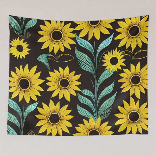 Item preview, Sunflower print designed and sold by ThePurpleMelon.