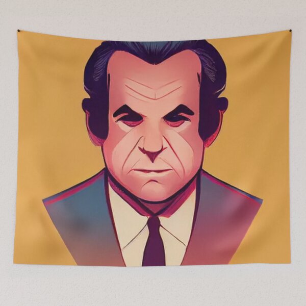Aperçu de l'œuvre Richard Nixon | Comics Style créée et vendue par ComicsFactory.