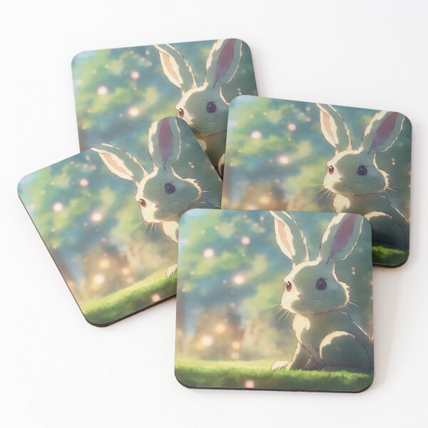 Item preview, White Little Rabbit On The Woods designed and sold by Pet Shelter.