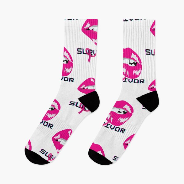 Item preview, Survivor, Beautiful pink lips breast cancer design designed and sold by reka88.