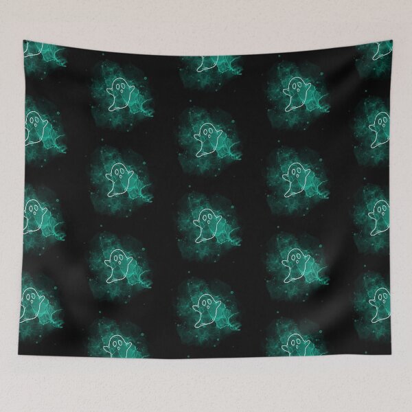 Item preview, Cute Baby Ghost in Bright Green Paint Splash designed and sold by CreativNode.
