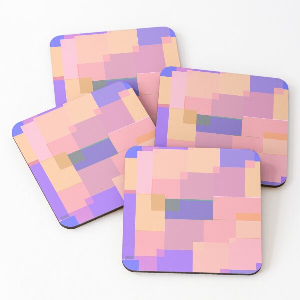 Item preview, Overlapping Rectangles - V4! Repeating Pattern designed and sold by RMH-MRH-ART.
