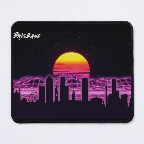 Item preview, Brisbane Skyline Neon Nights designed and sold by DFerraz.