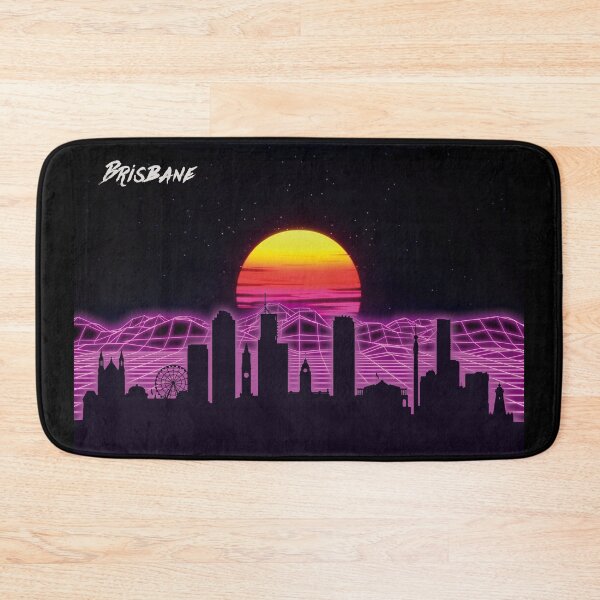 Item preview, Brisbane Skyline Neon Nights designed and sold by DFerraz.
