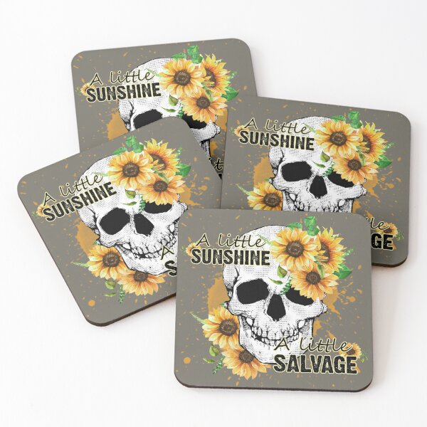 Item preview,  Floral Sunshine Skull designed and sold by Gothic Fantasy.