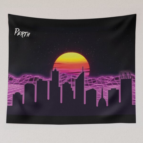 Item preview, Perth Skyline Neon Nights designed and sold by DFerraz.