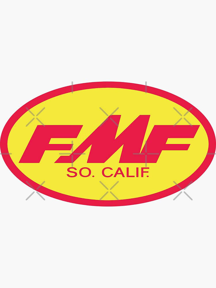 "FMF BMX" Sticker for Sale by brocklarock Redbubble