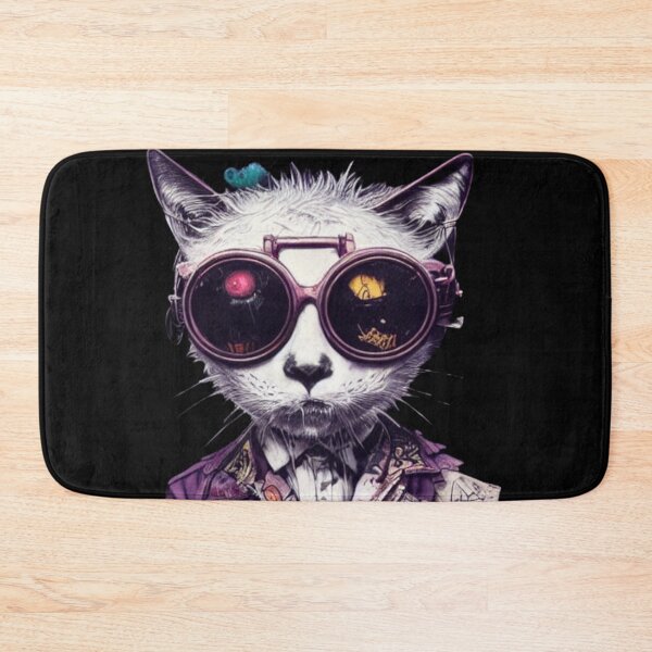 Item preview, Graffiti Punk Rock Pop Cat Animal designed and sold by TheWildFlix.