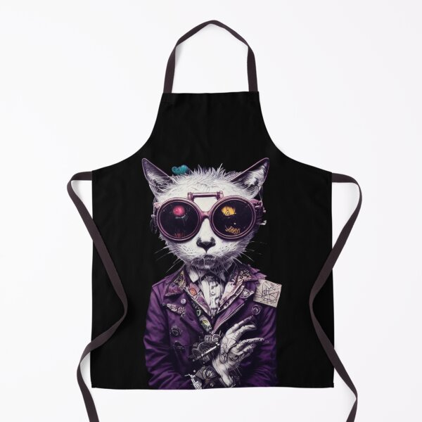 Item preview, Graffiti Punk Rock Pop Cat Animal designed and sold by TheWildFlix.