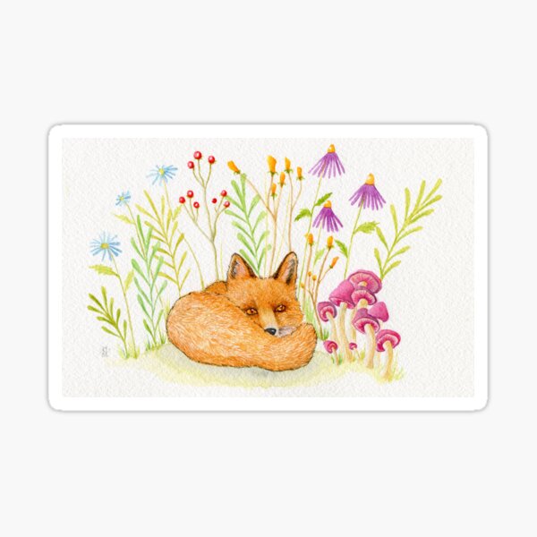Item preview, Sleeping Fox designed and sold by Kyra Richter.