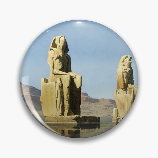 Item preview, Hubert Sattler. Colossi of Memnon in Egypt. 1846 designed and sold by likiska.