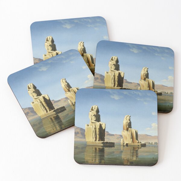 Item preview, Hubert Sattler. Colossi of Memnon in Egypt. 1846 designed and sold by likiska.