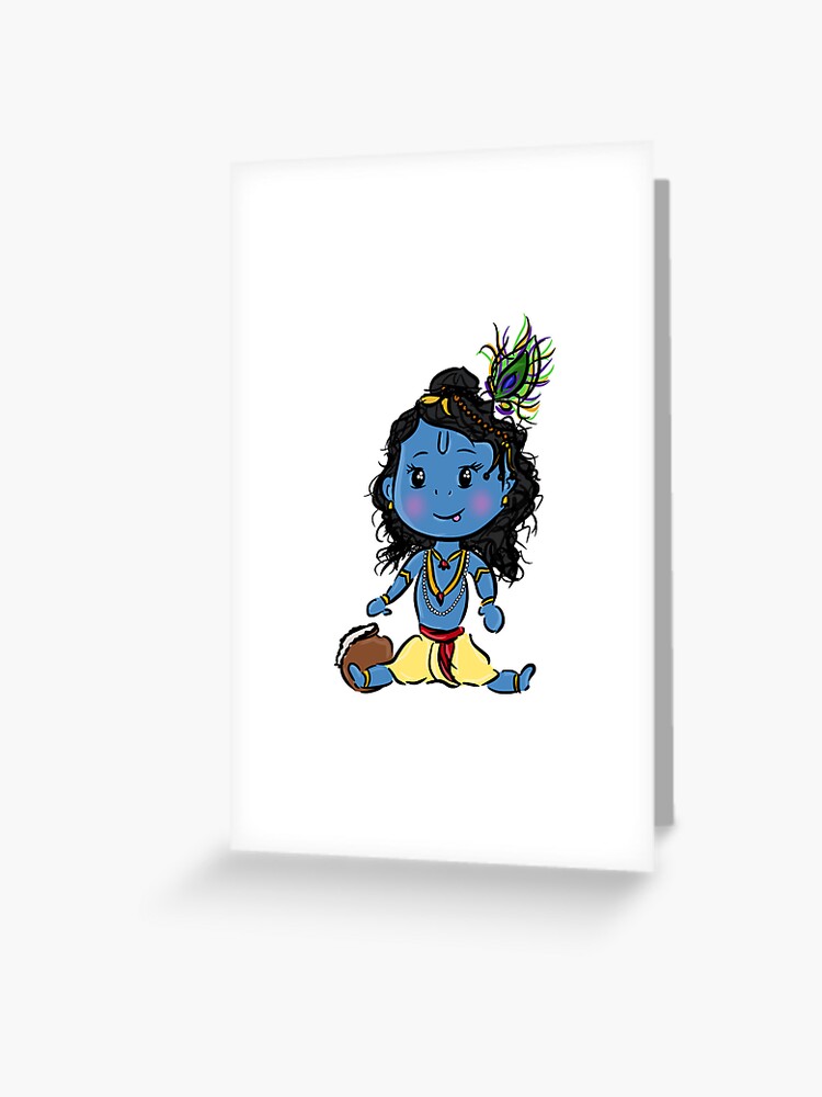 Showpieces & Idols | Shree Krishna Drawing | Freeup