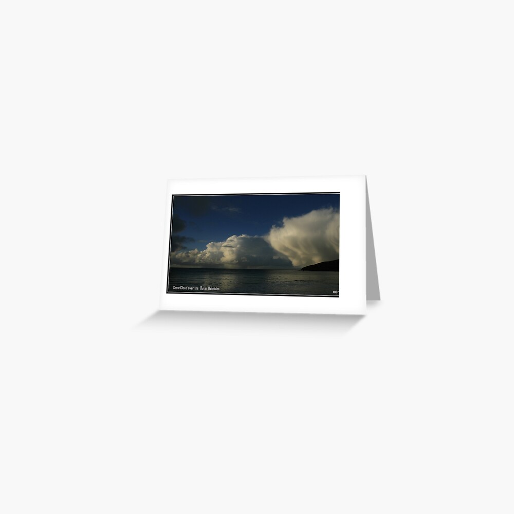 Snow Cloud Greeting Card