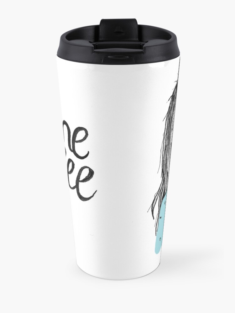 Alternate view of Give me coffee - Drawing Travel Mug