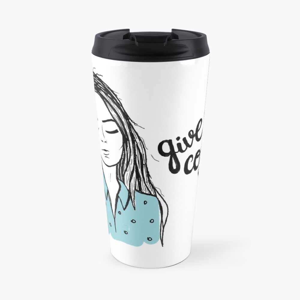 Give me coffee - Drawing Travel Mug